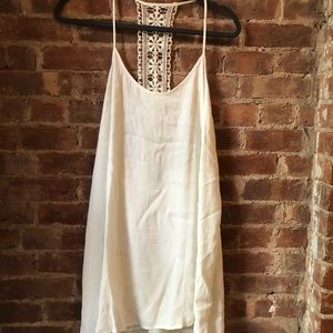White Racerback Flowy Dress